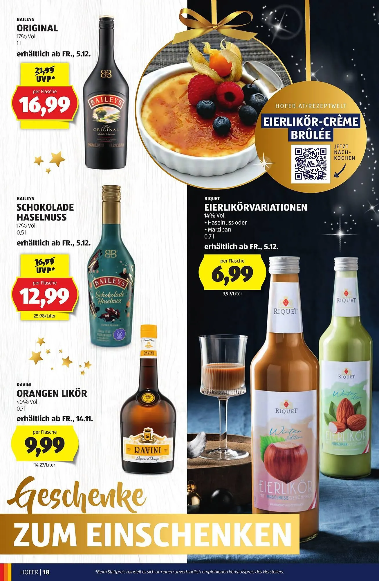 Hofer Flugblatt von 7. November bis 24. Dezember 2025 - Flugblätt seite 18