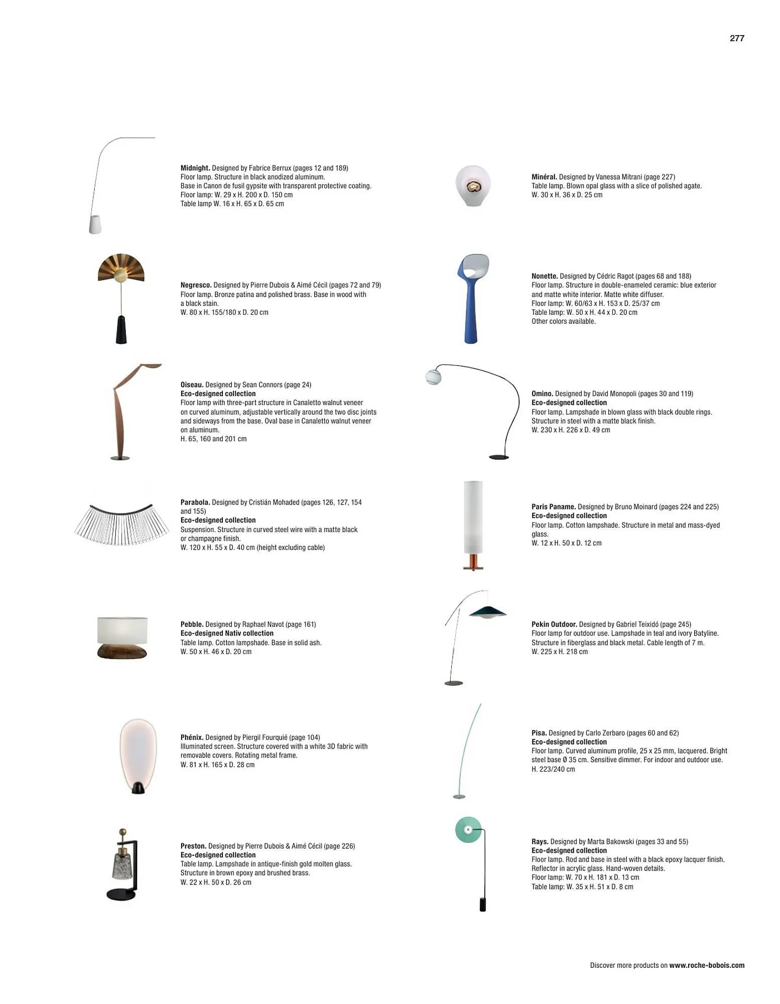 Roche Bobois Flugblatt von 9. Jänner bis 6. Jänner 2026 - Flugblätt seite  279