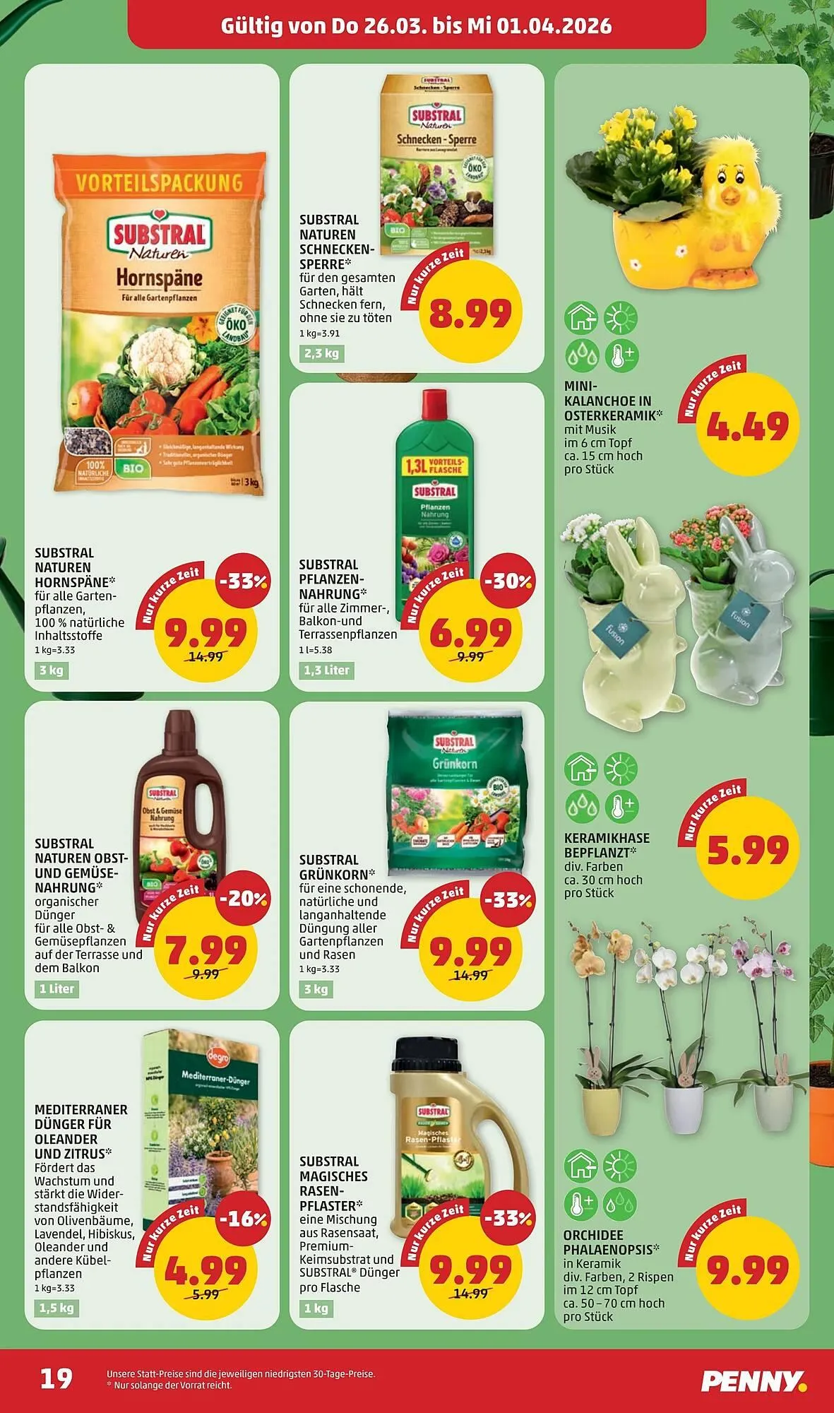 PENNY Flugblatt von 26. März bis 1. April 2026 - Flugblätt seite  19