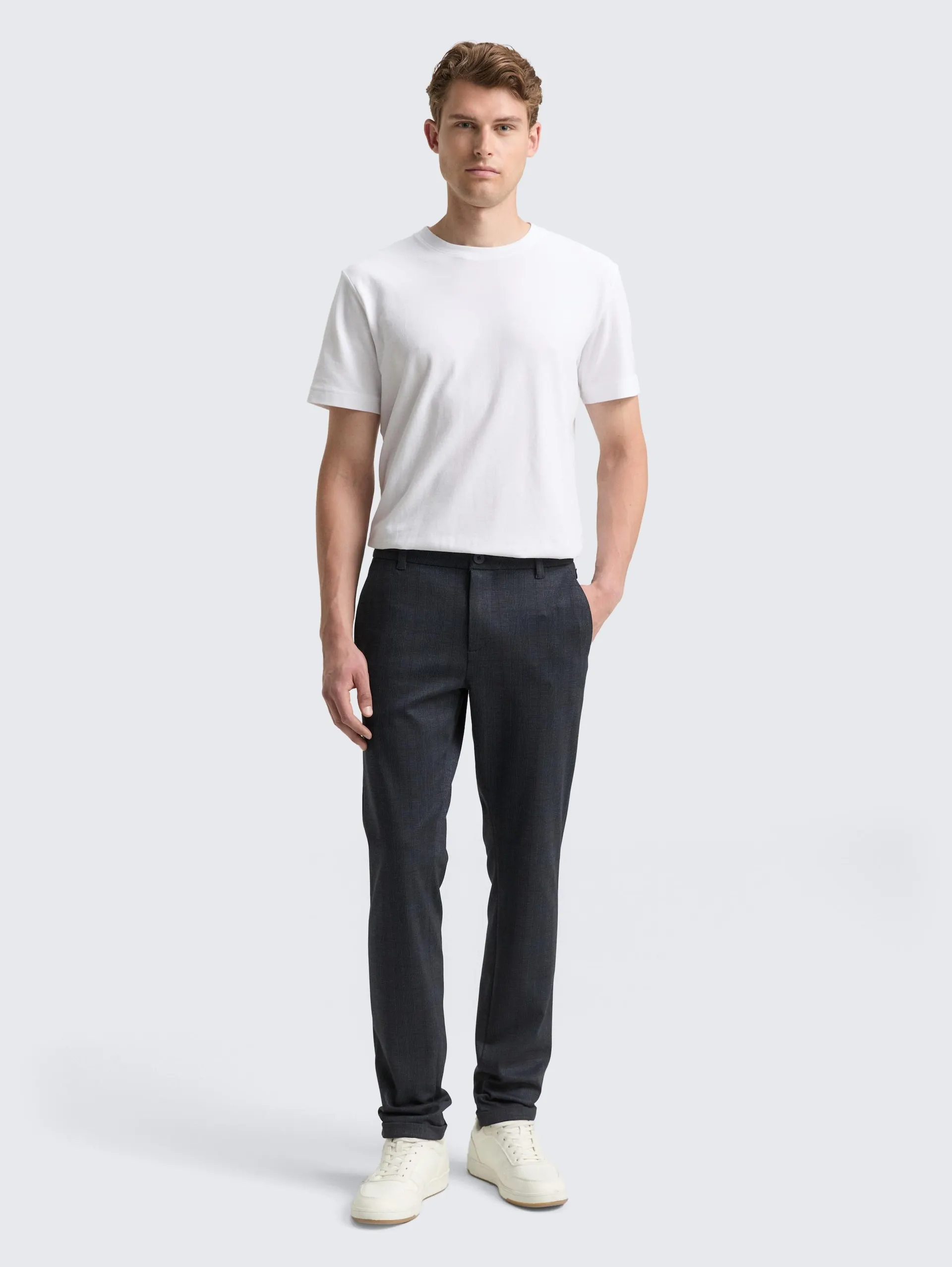 TTTRAVIS SLIM Chino Hose aus Piqué Jersey