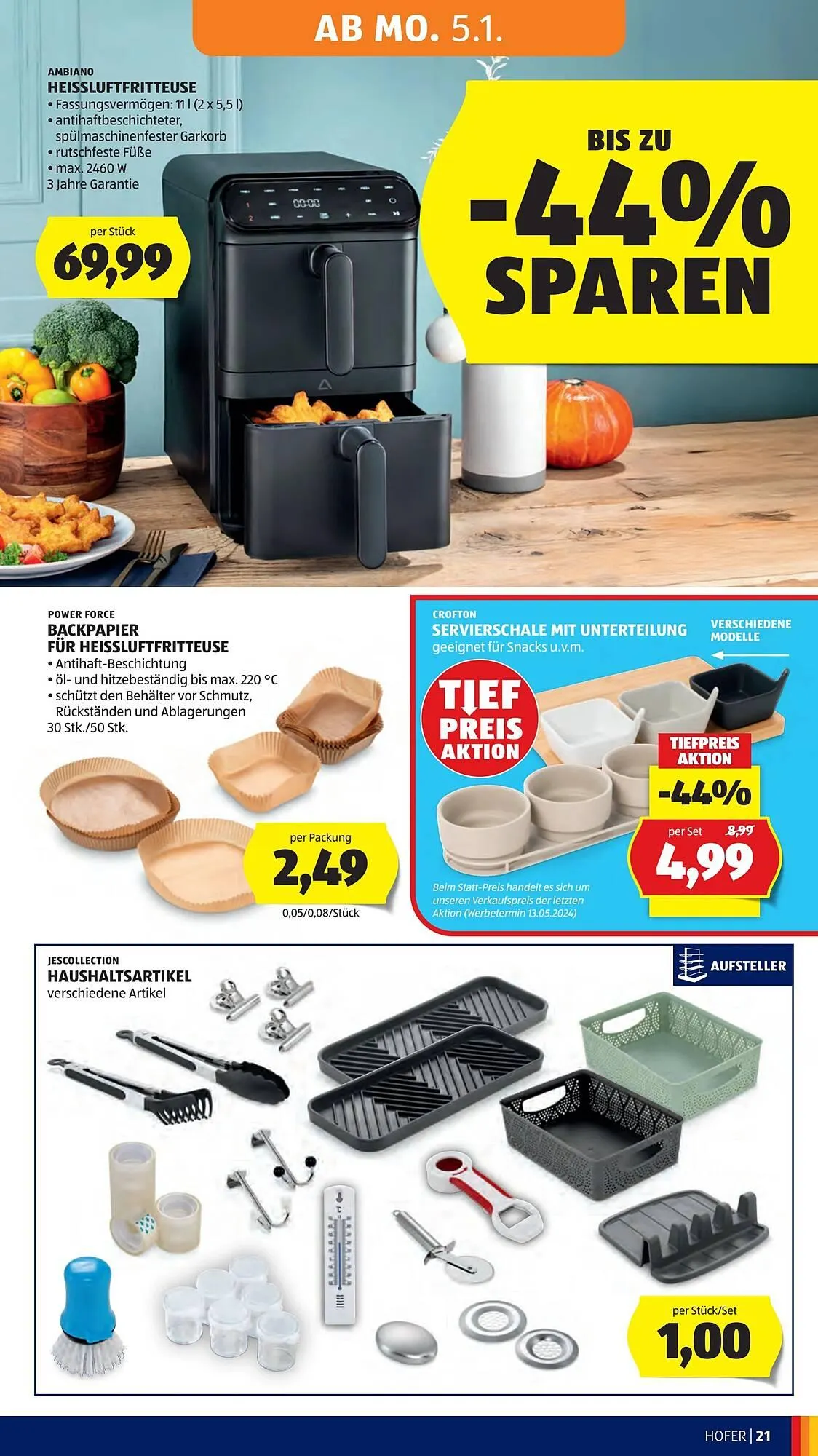 Hofer Flugblatt von 2. Jänner bis 9. Jänner 2026 - Flugblätt seite  25