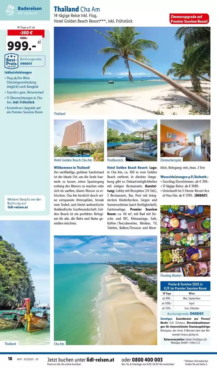 Aktuelle Reiseprospekte Hauptprospekt Jänner von 30. Dezember bis 31. Jänner 2025 - Flugblätt seite  18