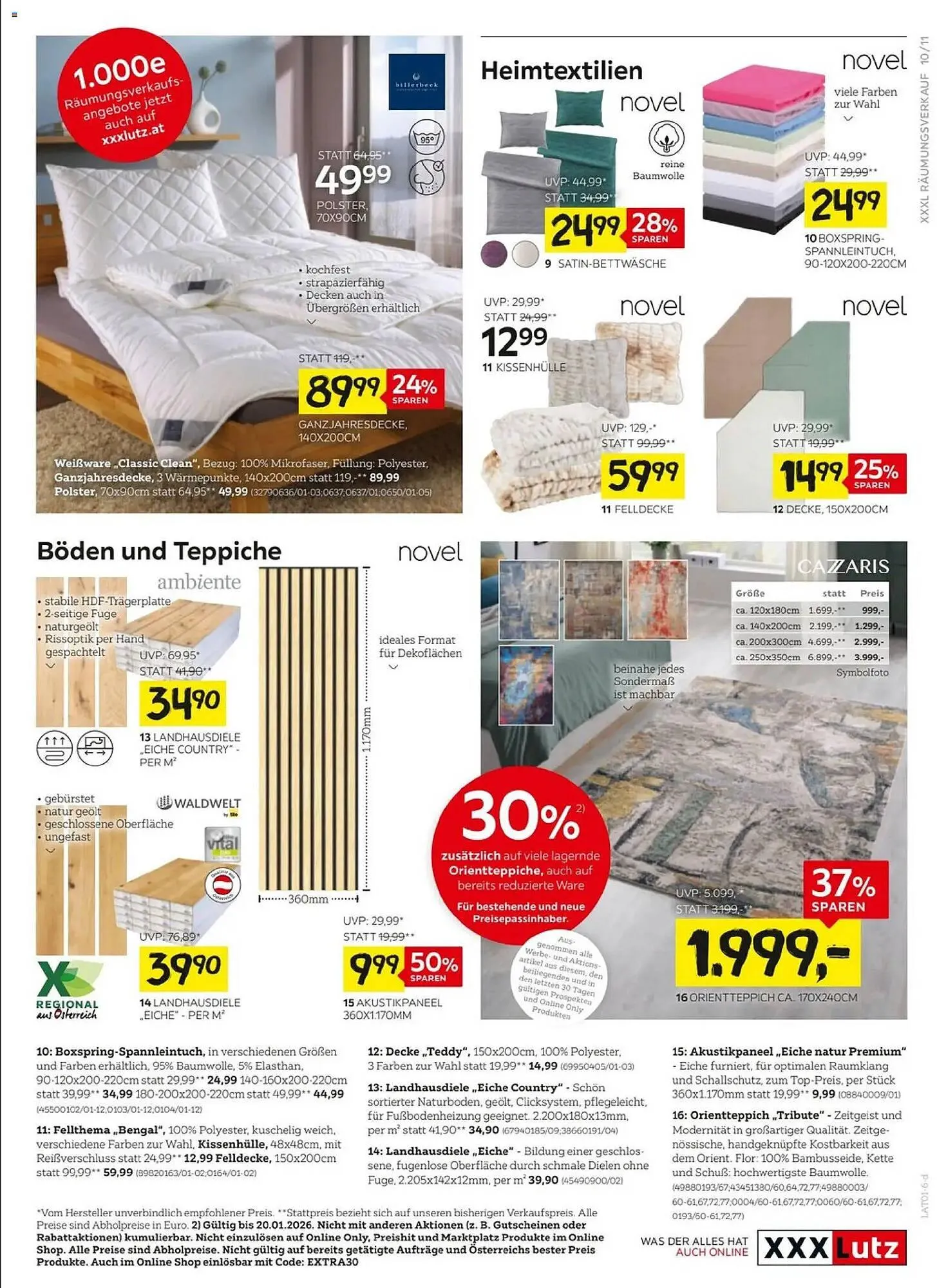 XXXLutz Prospekt von 13. Jänner bis 20. Jänner 2026 - Flugblätt seite  11
