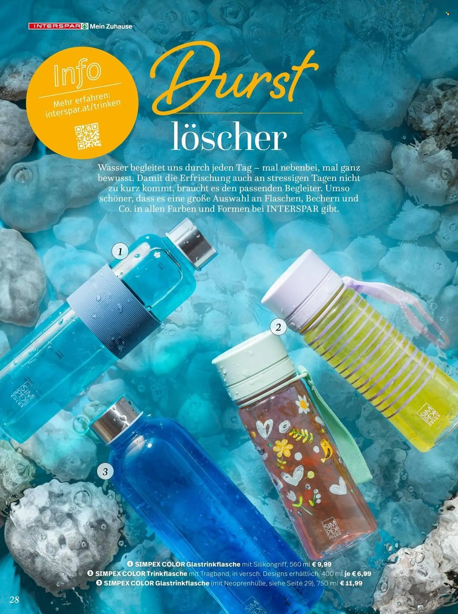 Interspar Flugblatt von 7. April bis 31. Juli 2026 - Flugblätt seite 28