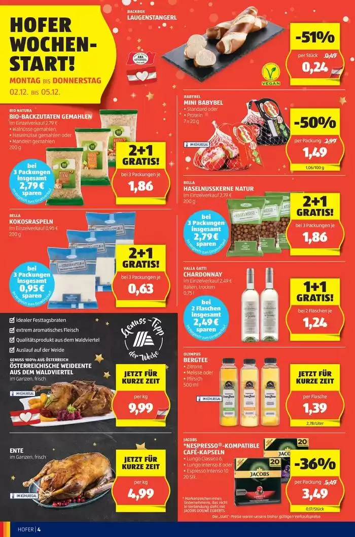 Blättern Sie online im HOFER Flugblatt von 27. November bis 11. Dezember 2024 - Flugblätt seite 6