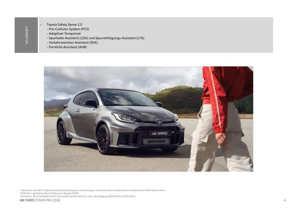Toyota GR Yaris von 1. Mai bis 1. Mai 2025 - Flugblätt seite 4