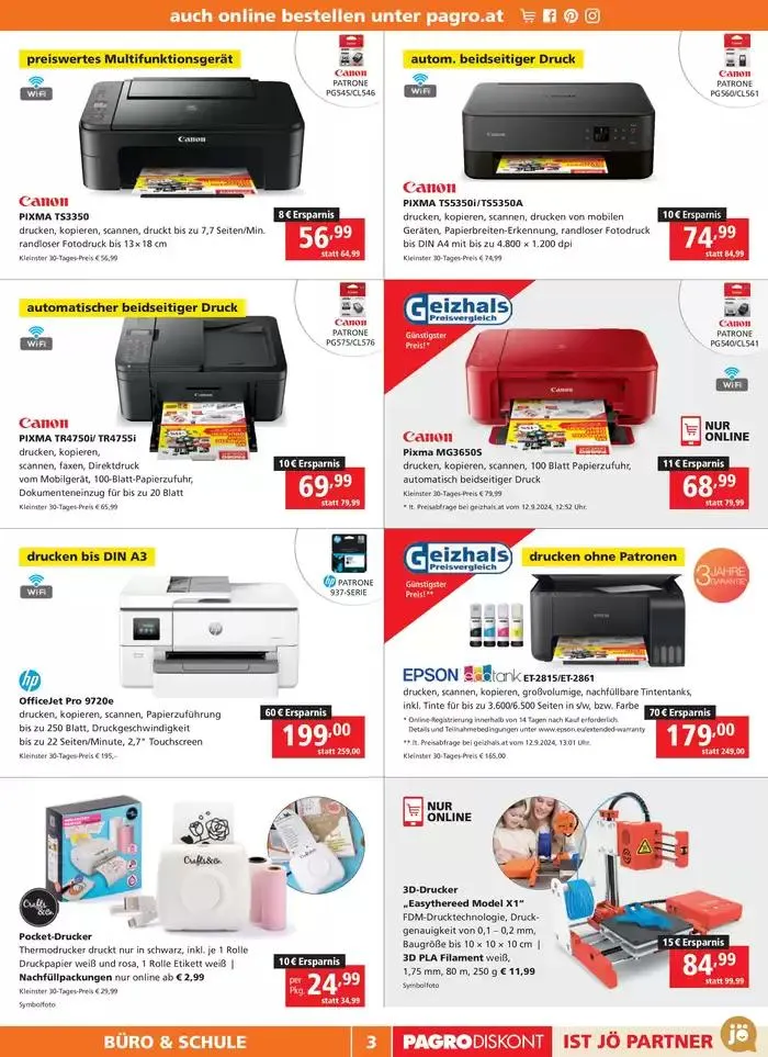 Pagro-Diskont flugblatt von 3. Oktober bis 17. Oktober 2024 - Flugblätt seite 3