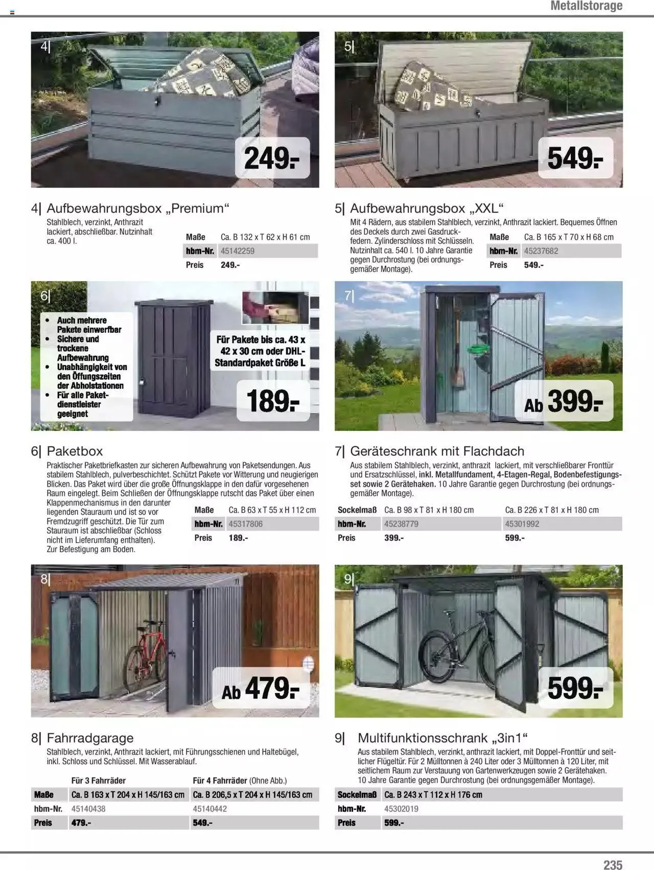 Hagebau Gartenjahr 2023 von 7. März bis 31. Dezember 2023 - Flugblätt seite  235