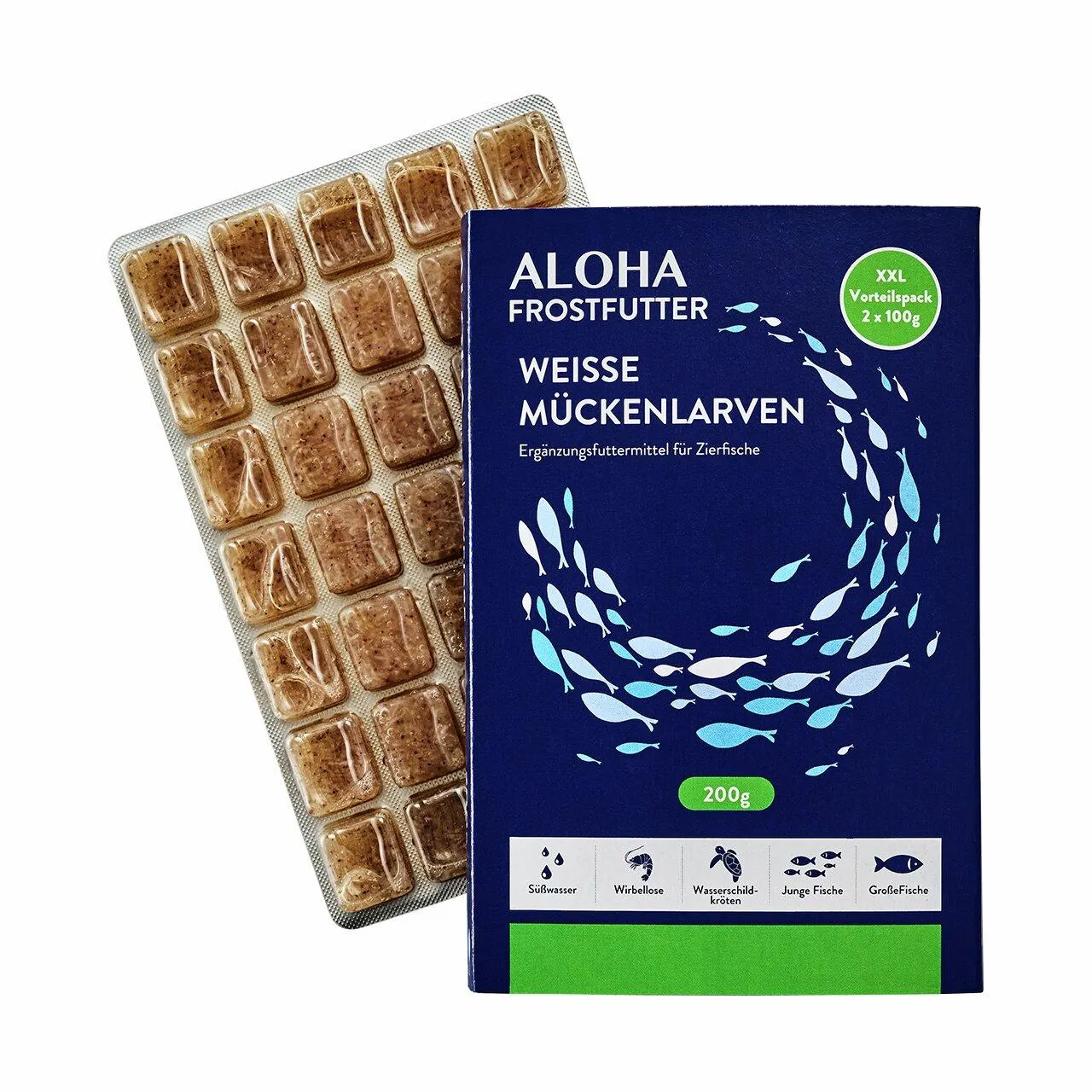 ALOHA Weisse Mückenlarven BLISTER ECO 200 g