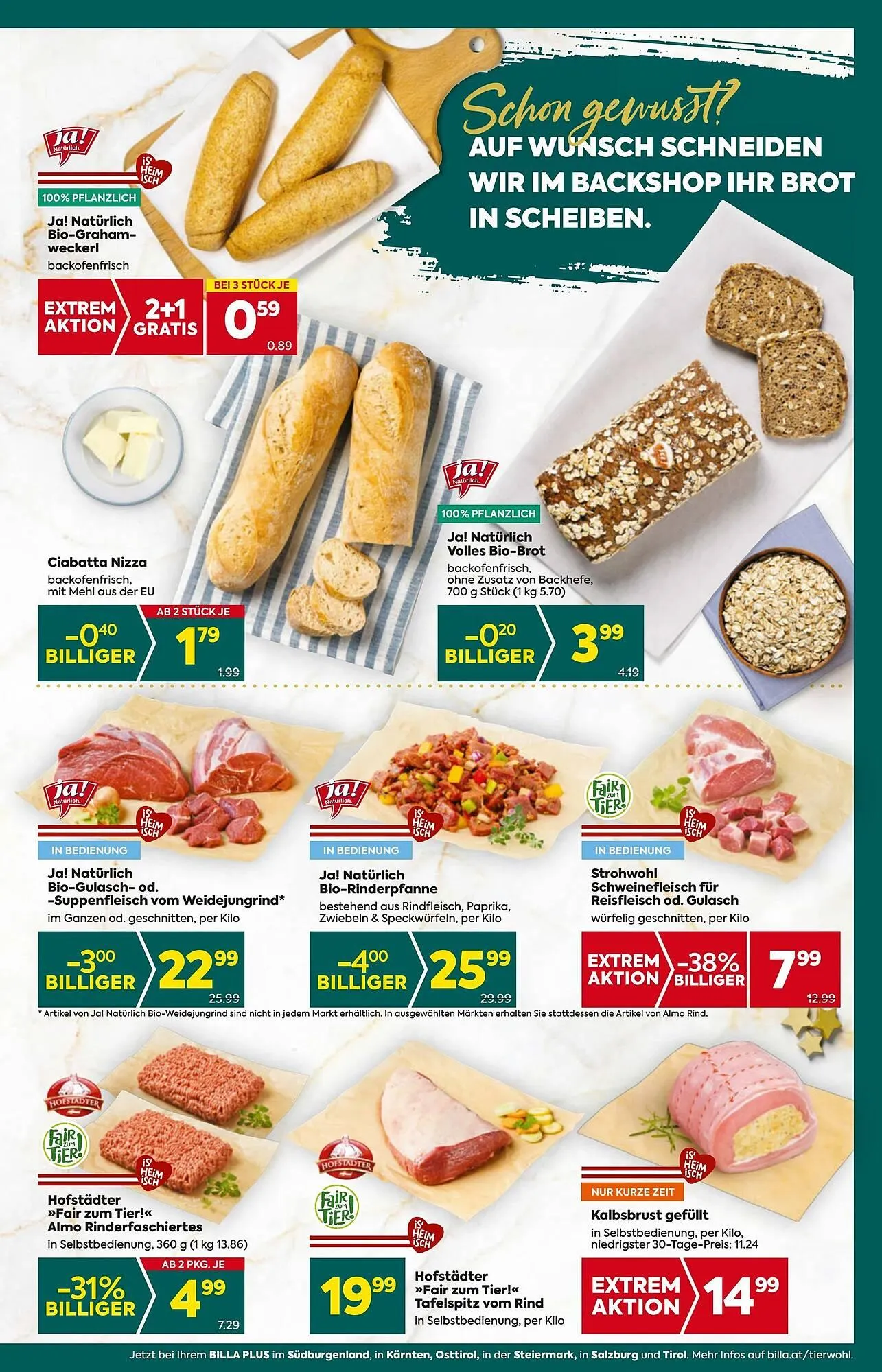 Billa Corso Flugblatt von 4. Dezember bis 10. Dezember 2025 - Flugblätt seite  13