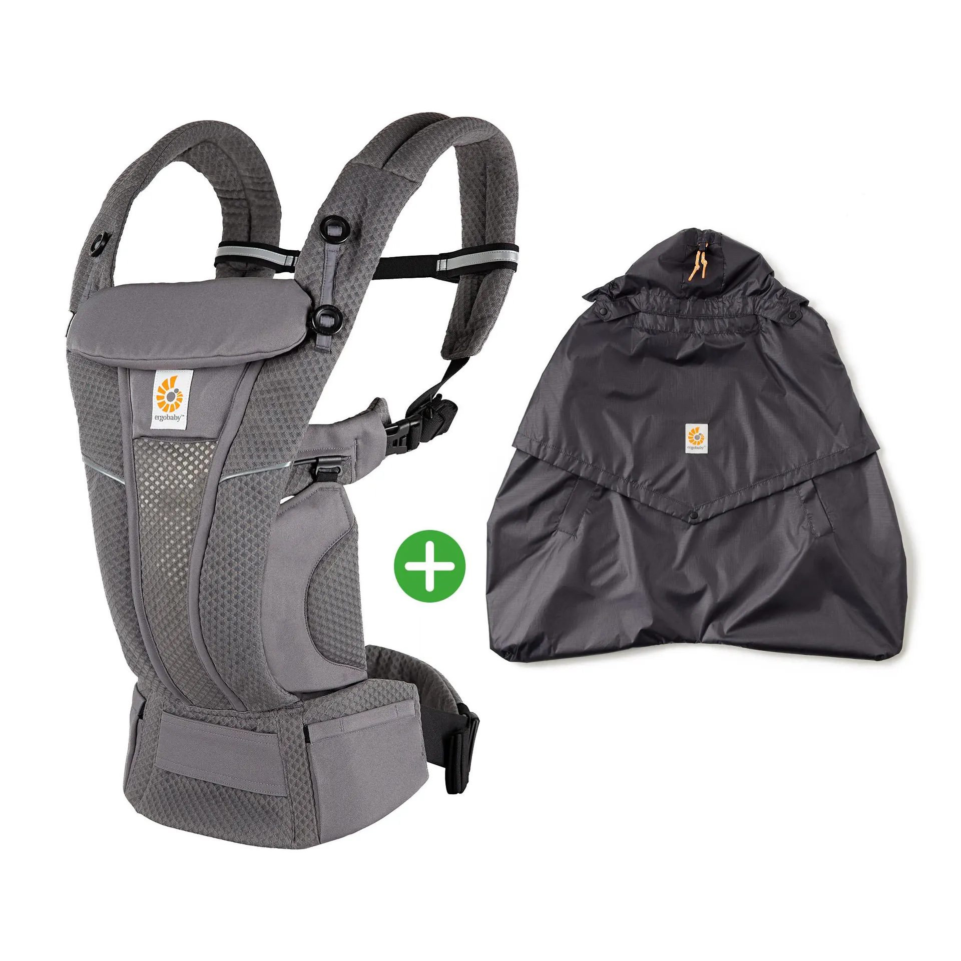 Set Omni Breeze Graphit Grey mit Rain & Wind Carrier Cover