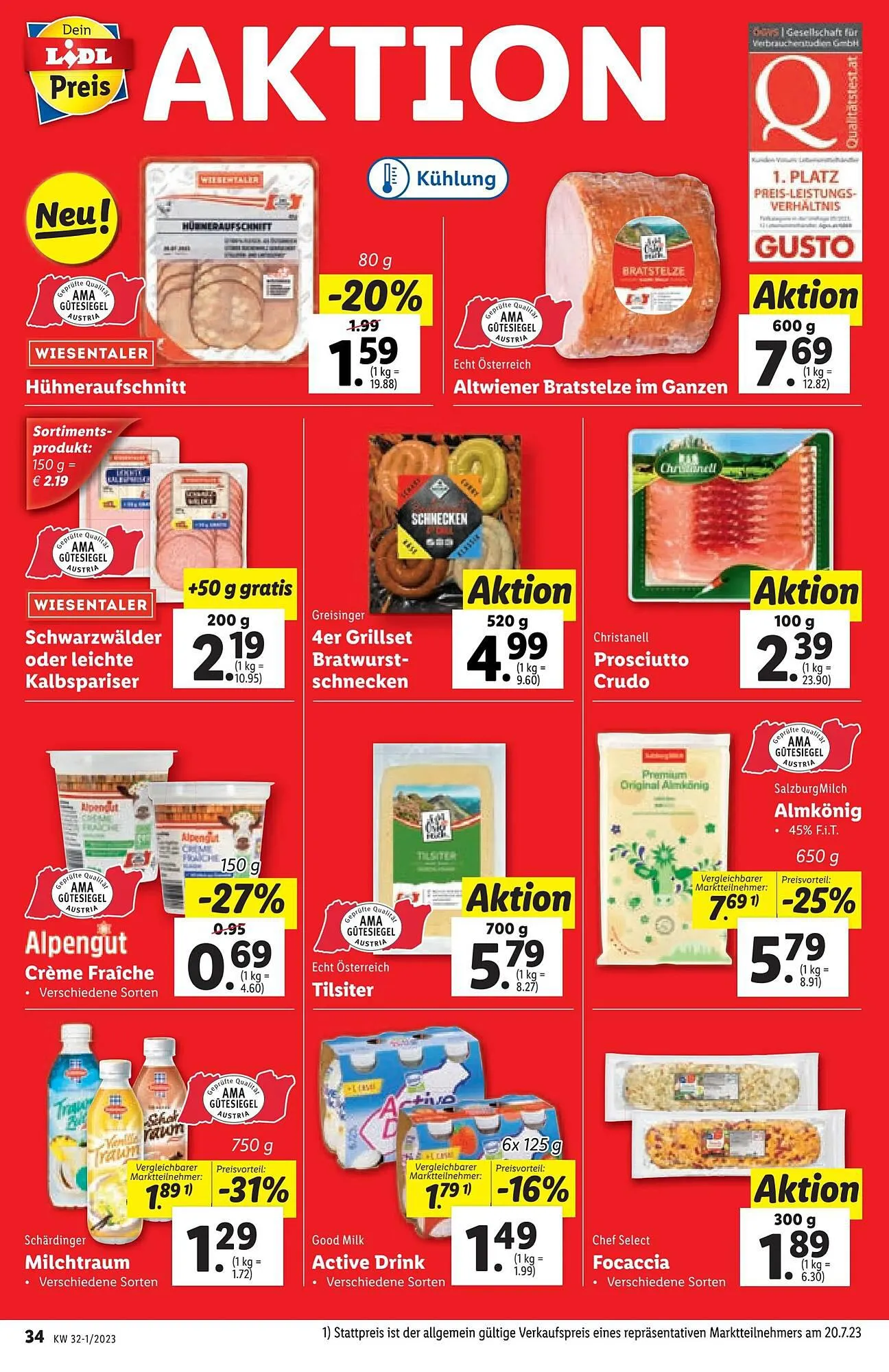 Lidl Flugblatt von 2. August bis 9. August 2023 - Flugblätt seite 34