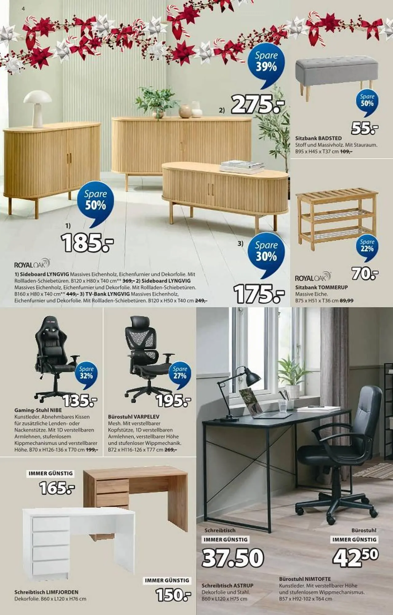 JYSK Flugblatt von 10. Dezember bis 6. Jänner 2026 - Flugblätt seite 4