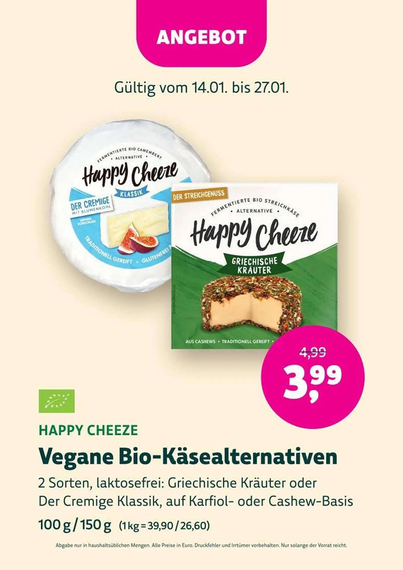 Denn's Biomarkt Flugblatt von 14. Jänner bis 27. Jänner 2026 - Flugblätt seite 20