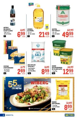 METRO Flugblatt Food - Metro Profi von 3. September bis 16. September 2026 - Flugblätt seite  28