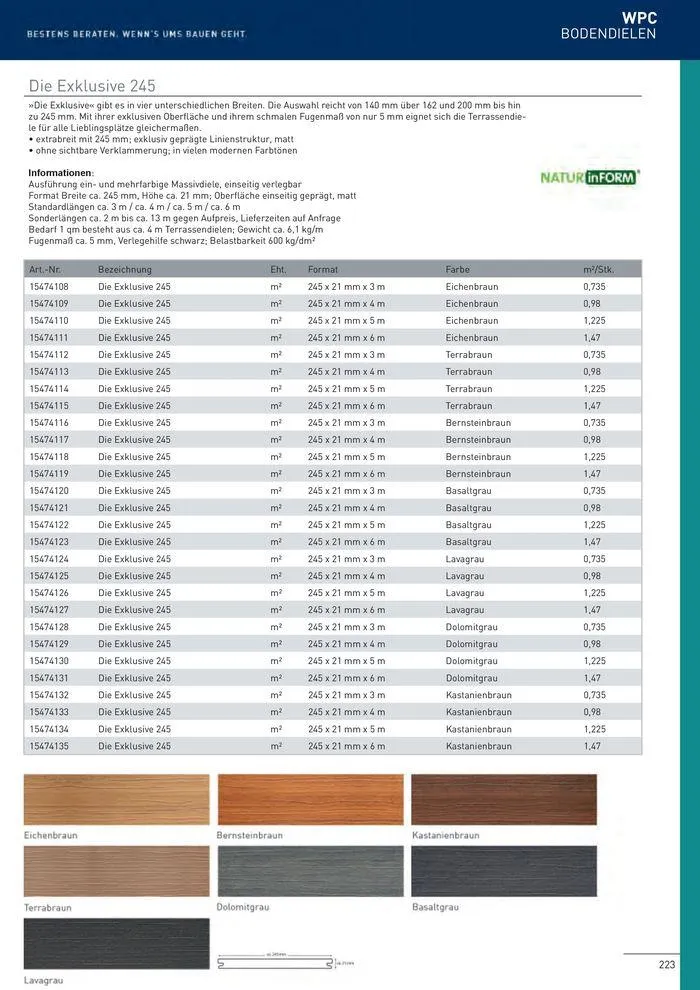 Galabau 2024/25 von 5. Juni bis 31. Dezember 2025 - Flugblätt seite 220