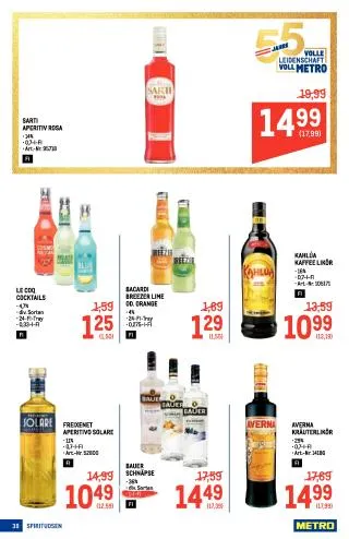 METRO Flugblatt - Metro profi von 20. August bis 2. September 2026 - Flugblätt seite 38