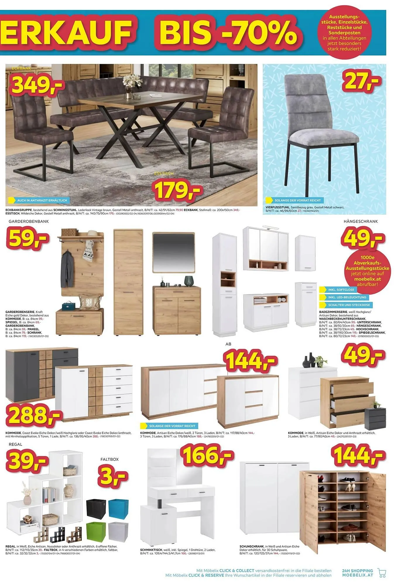 Möbelix Prospekt von 22. Dezember bis 6. Jänner 2026 - Flugblätt seite  3