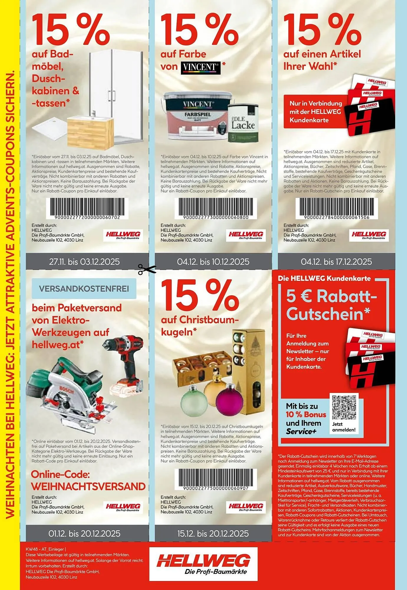 Hellweg Prospekt von 27. November bis 3. Dezember 2025 - Flugblätt seite  16