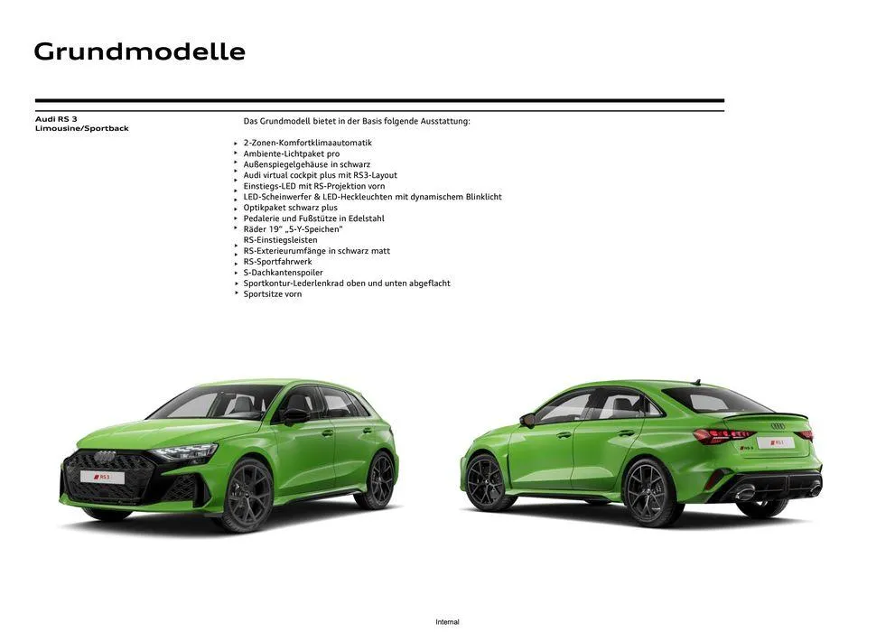 Audi RS 3 Limousine von 27. August bis 27. August 2025 - Flugblätt seite  8