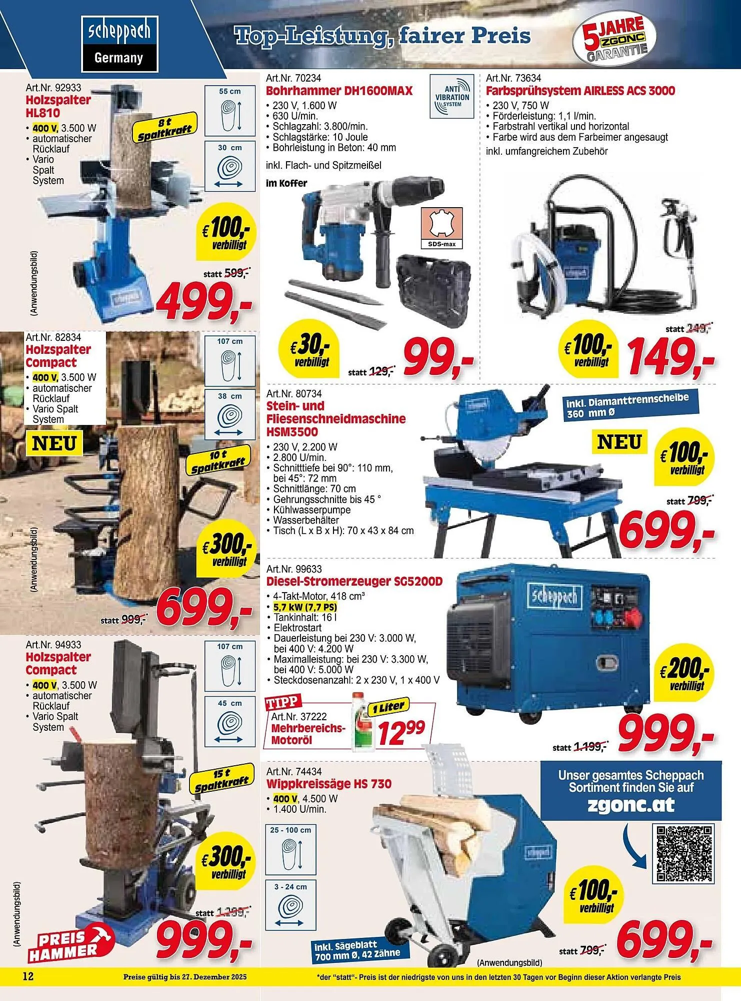 Zgonc Flugblatt von 27. November bis 27. Dezember 2025 - Flugblätt seite 12