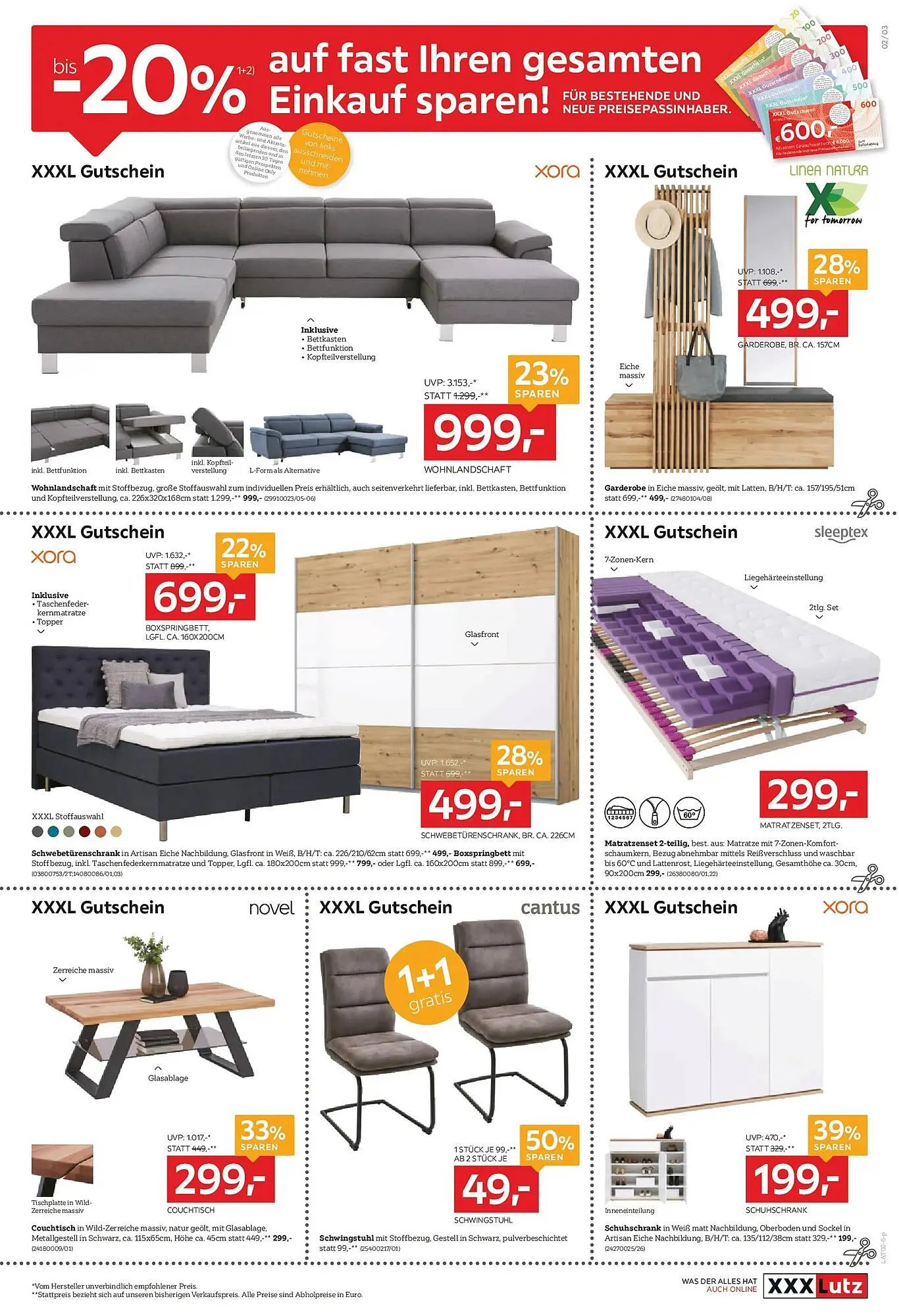 XXXLutz Prospekt von 3. Februar bis 11. Februar 2026 - Flugblätt seite  3