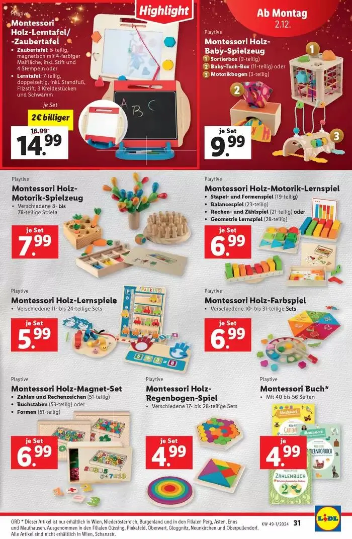 Aktuelle Flugblätter Ab Donnerstag, 28.11. von 28. November bis 4. Dezember 2024 - Flugblätt seite 33