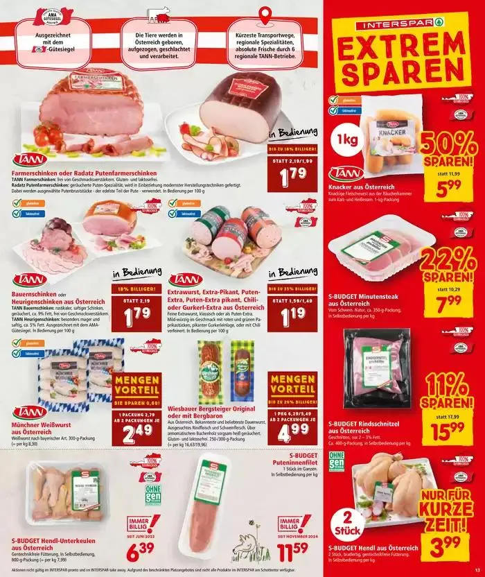 Aktuelle Deals und Angebote von 23. Jänner bis 6. Februar 2025 - Flugblätt seite 13