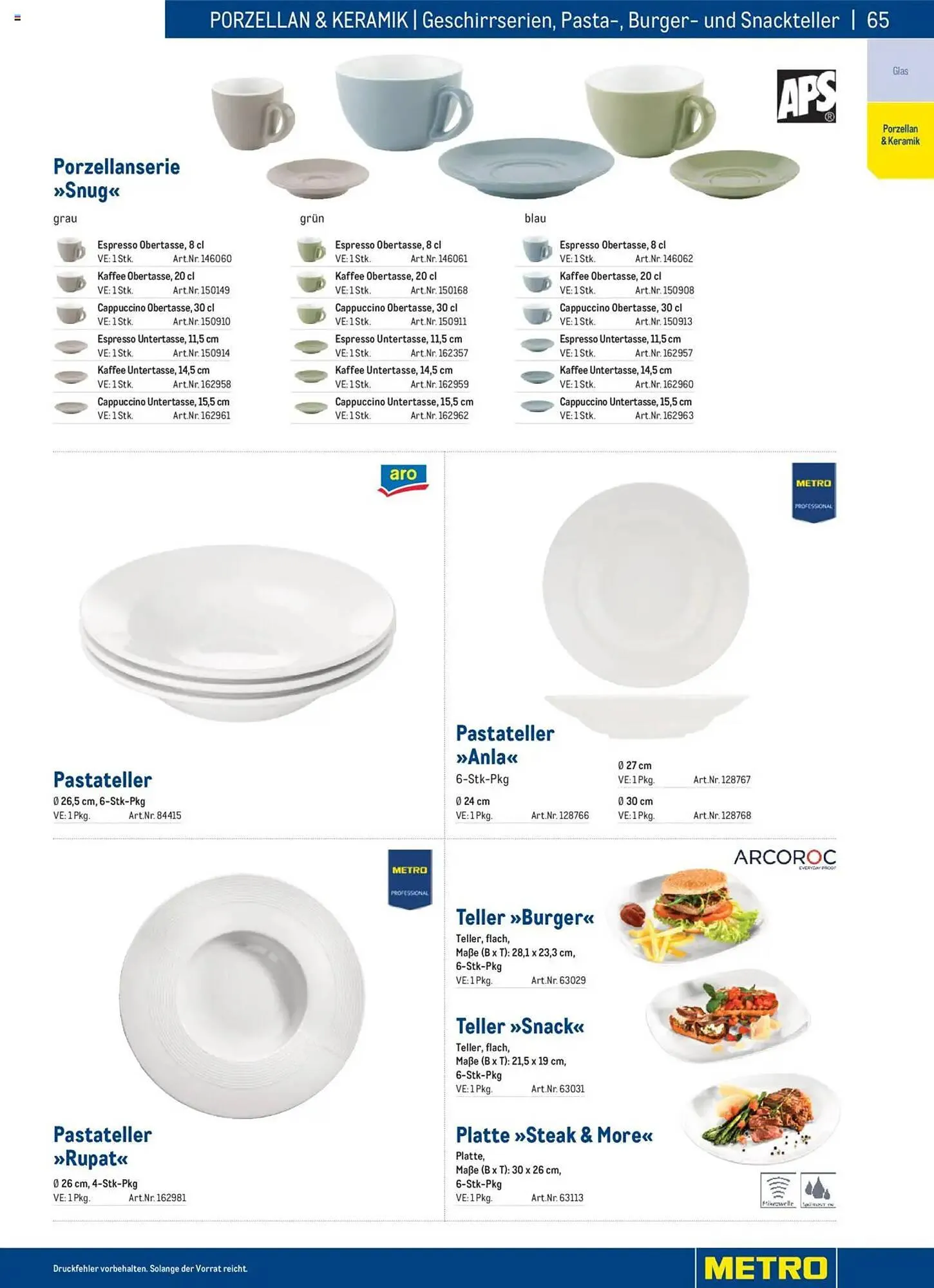 Metro Flugblatt von 2. Dezember bis 31. Dezember 2025 - Flugblätt seite  65