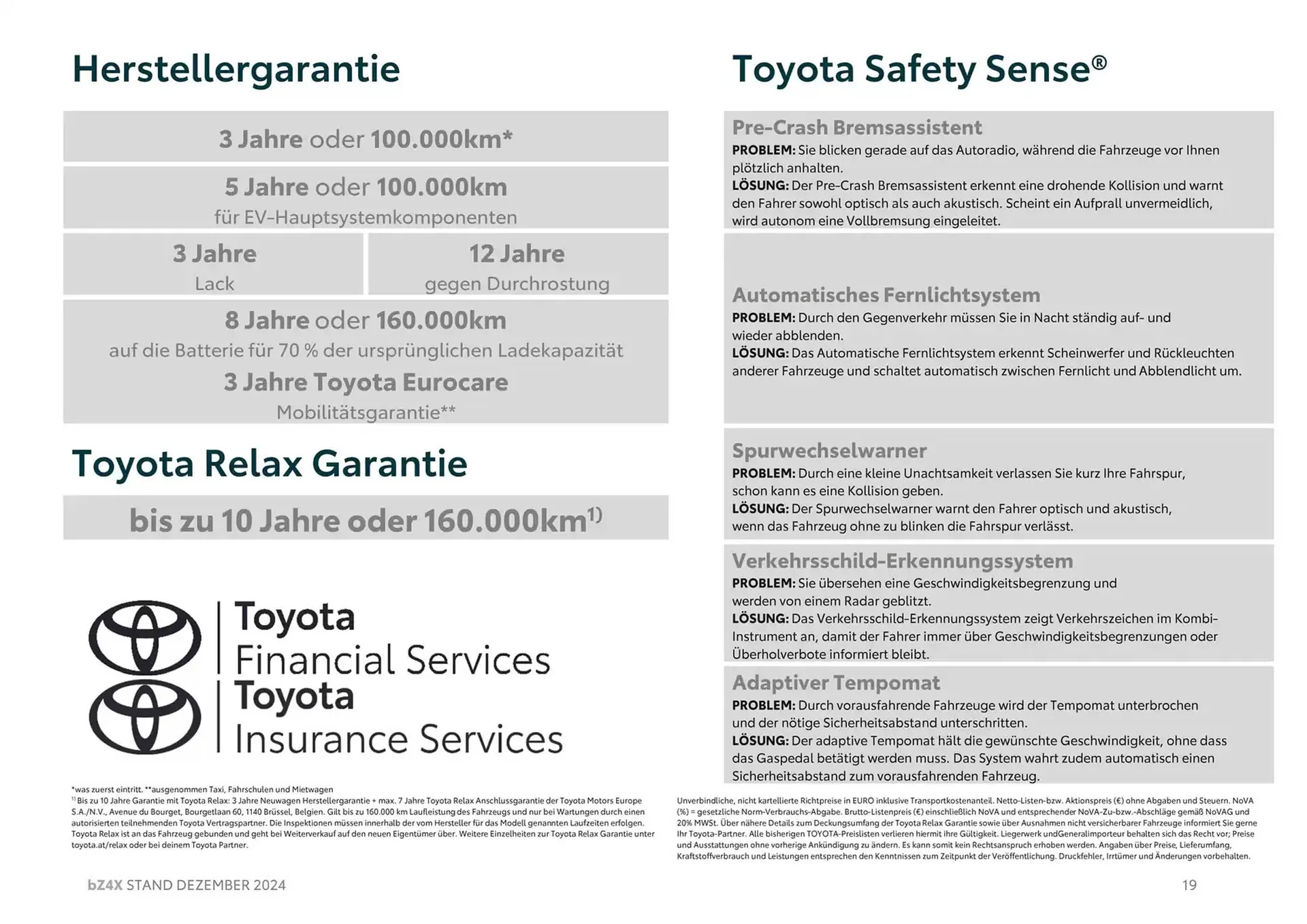 Toyota bz4x Flugblatt von 27. Februar bis 27. Februar 2026 - Flugblätt seite  19