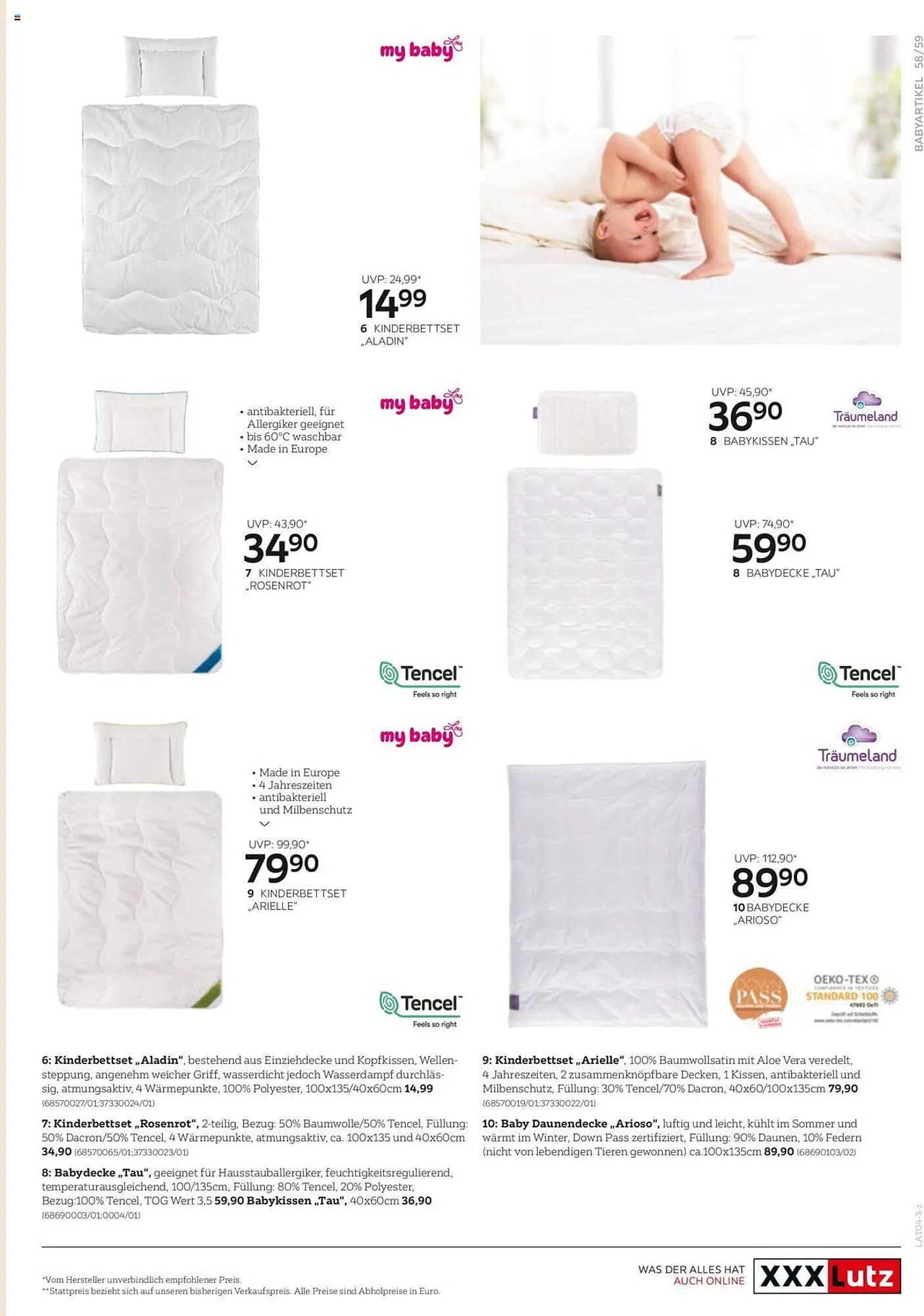 XXXLutz Flugblatt von 18. April bis 31. Dezember 2023 - Flugblätt seite  59