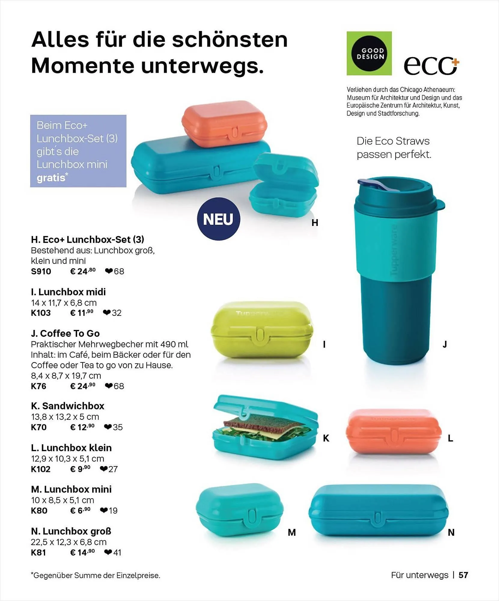 Tupperware Flugblatt von 1. September bis 29. Februar 2024 - Flugblätt seite  57