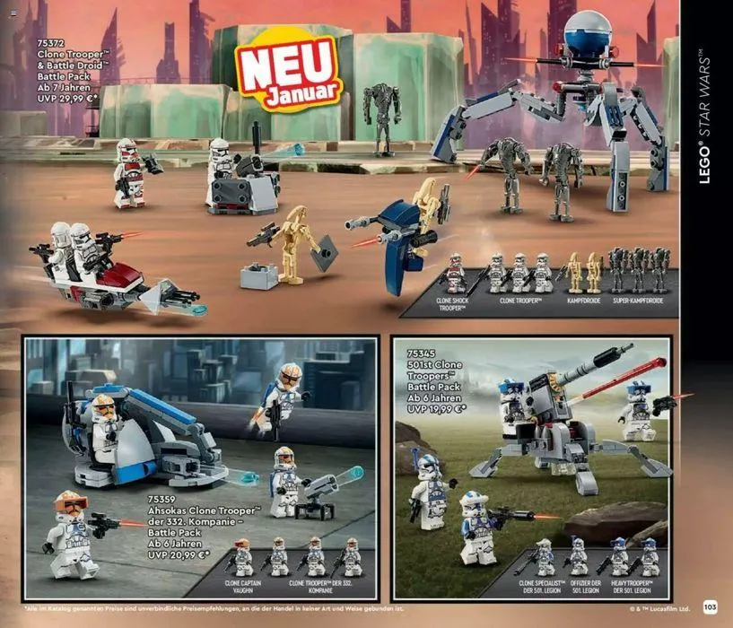 Lego Januar-Juni 2024 von 14. Juni bis 30. Juni 2024 - Flugblätt seite 103