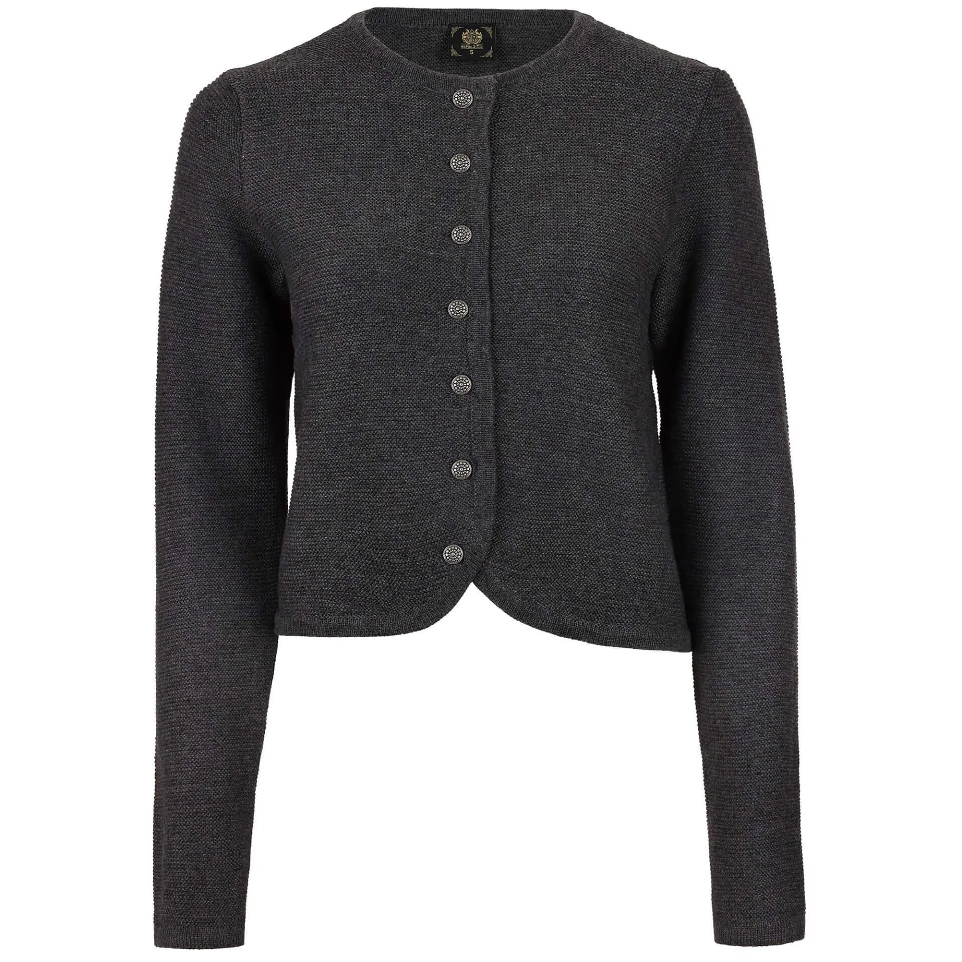 Damen Strickjacke "Achensee", Anthrazit