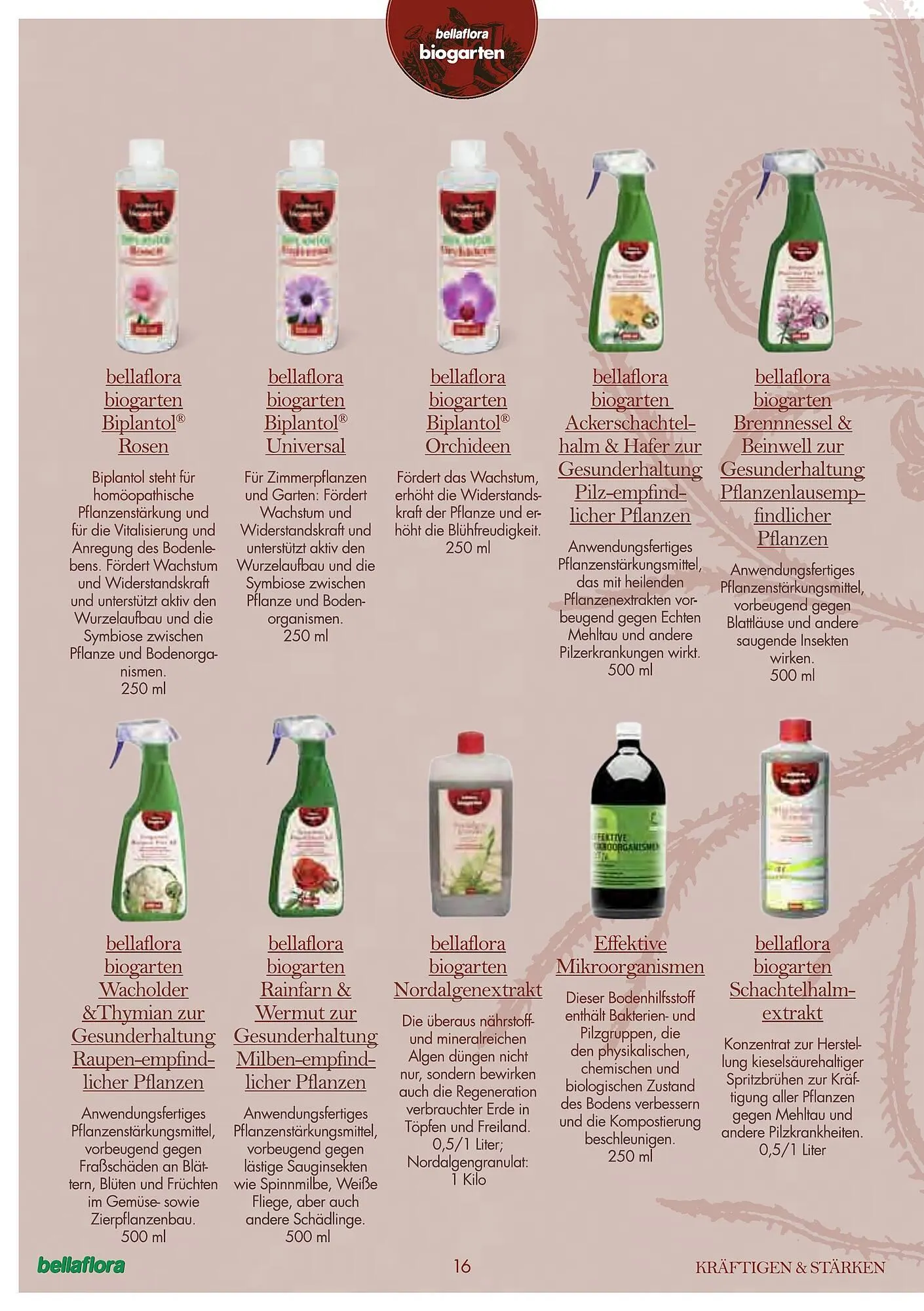 Bellaflora Flugblatt von 3. Jänner bis 31. Mai 2025 - Flugblätt seite 16