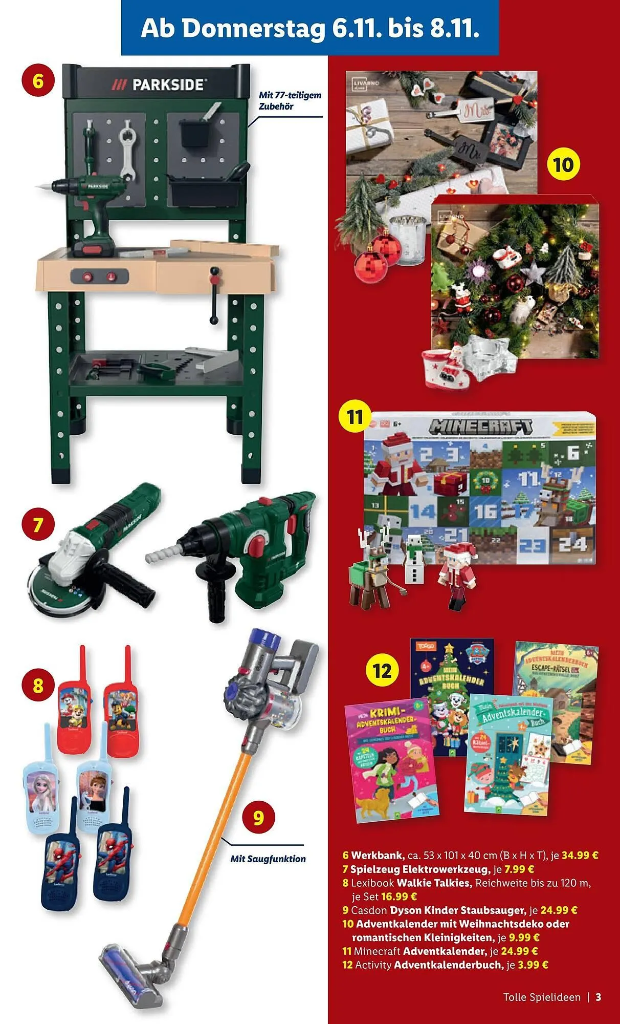 Lidl Flugblatt von 26. Oktober bis 21. Dezember 2025 - Flugblätt seite  3