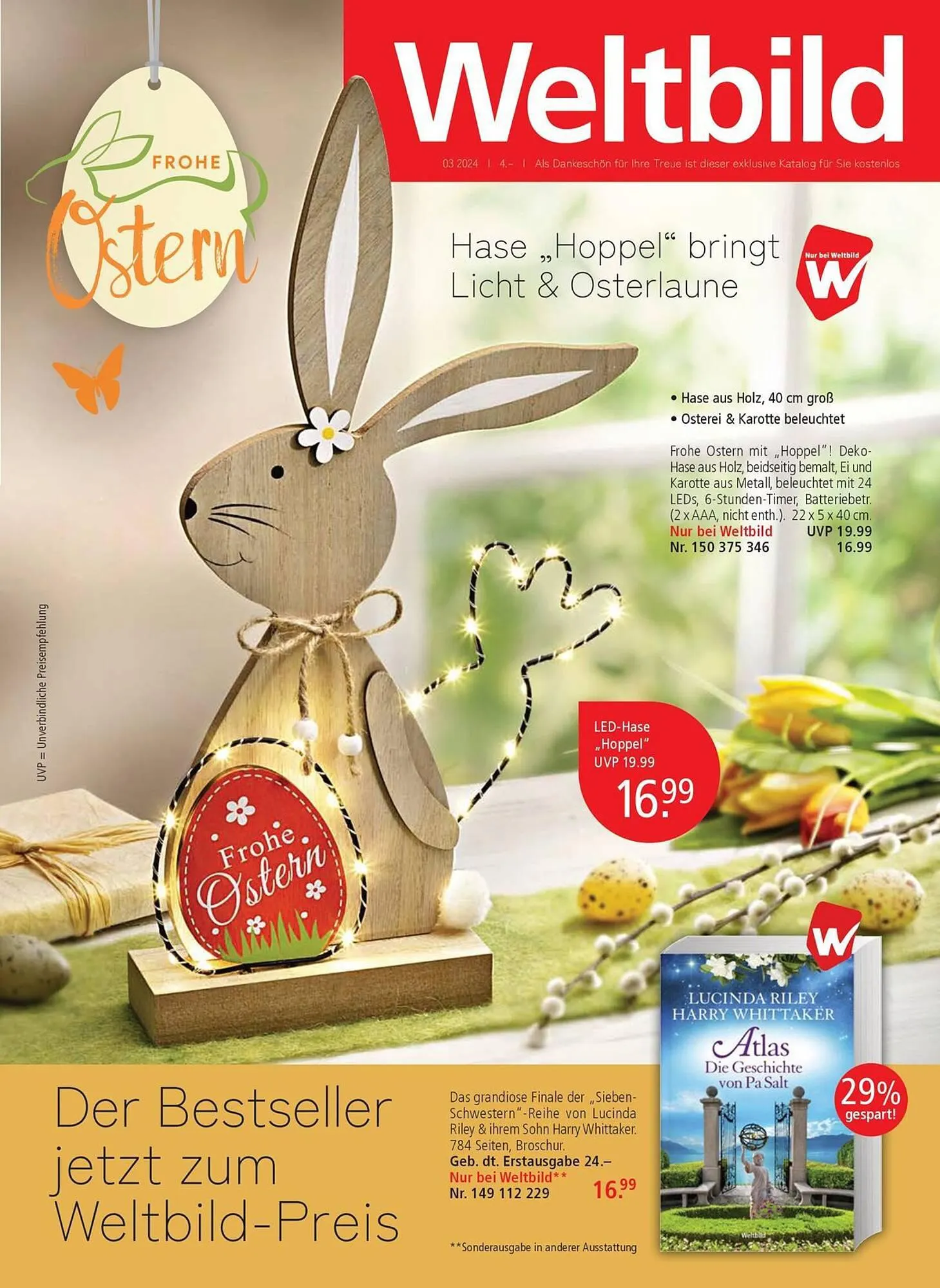 Weltbild Flugblatt von 23. Februar bis 1. April 2024 - Flugblätt seite