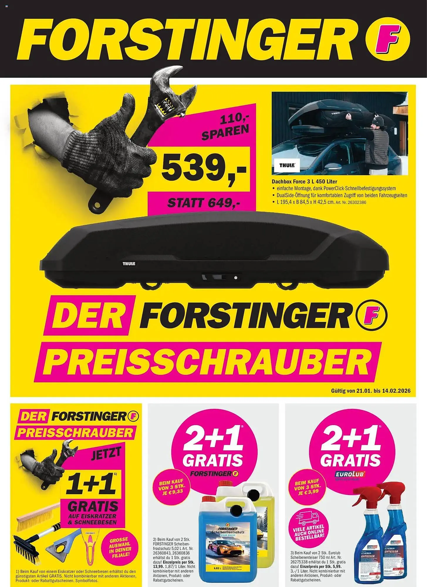 Forstinger Flugblatt - 1