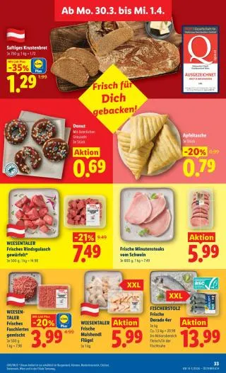 Lidl Flugblatt Food von 26. März bis 1. April 2026 - Flugblätt seite 38