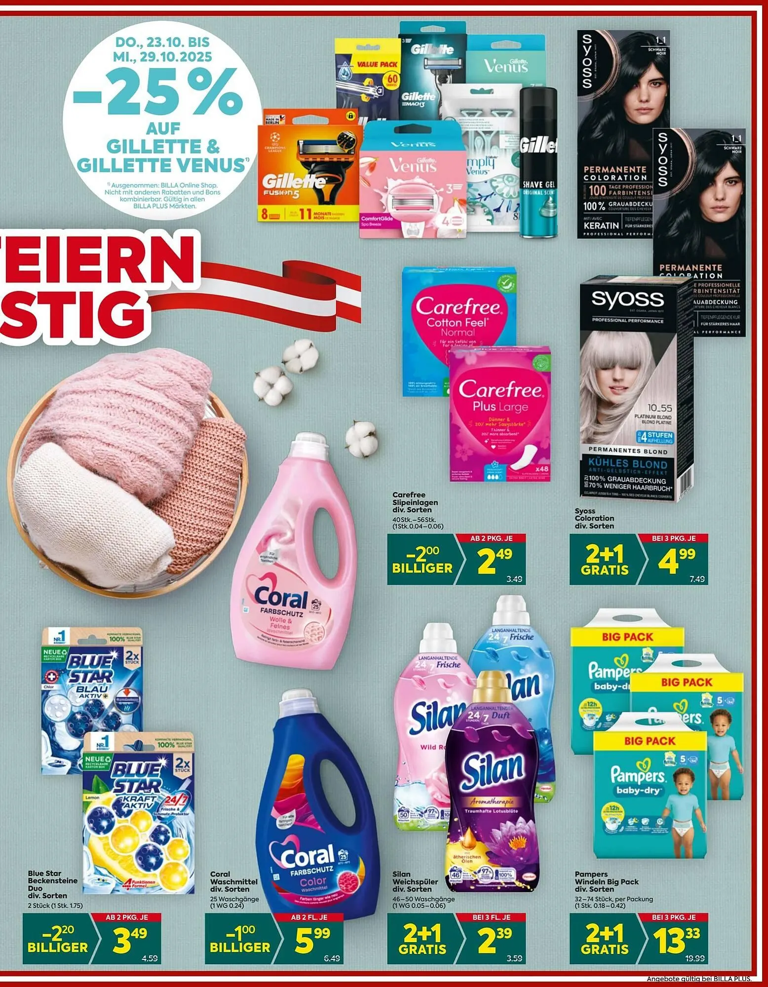 Billa Flugblatt von 23. Oktober bis 29. Oktober 2025 - Flugblätt seite 17