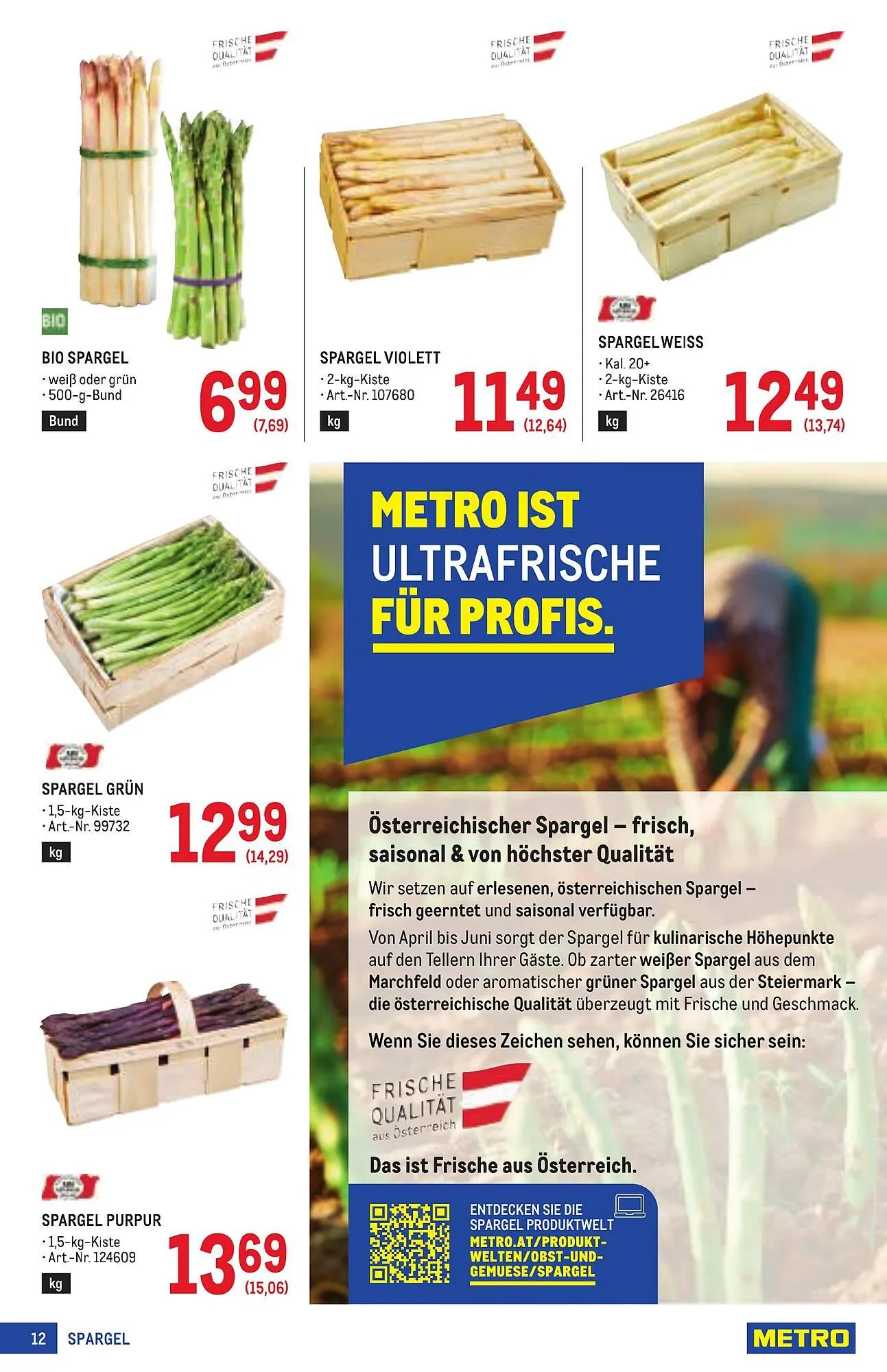 Metro Flugblatt von 16. April bis 29. April 2026 - Flugblätt seite  12
