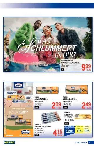 METRO Flugblatt Food - Starke Marken von 17. September bis 30. September 2026 - Flugblätt seite  27