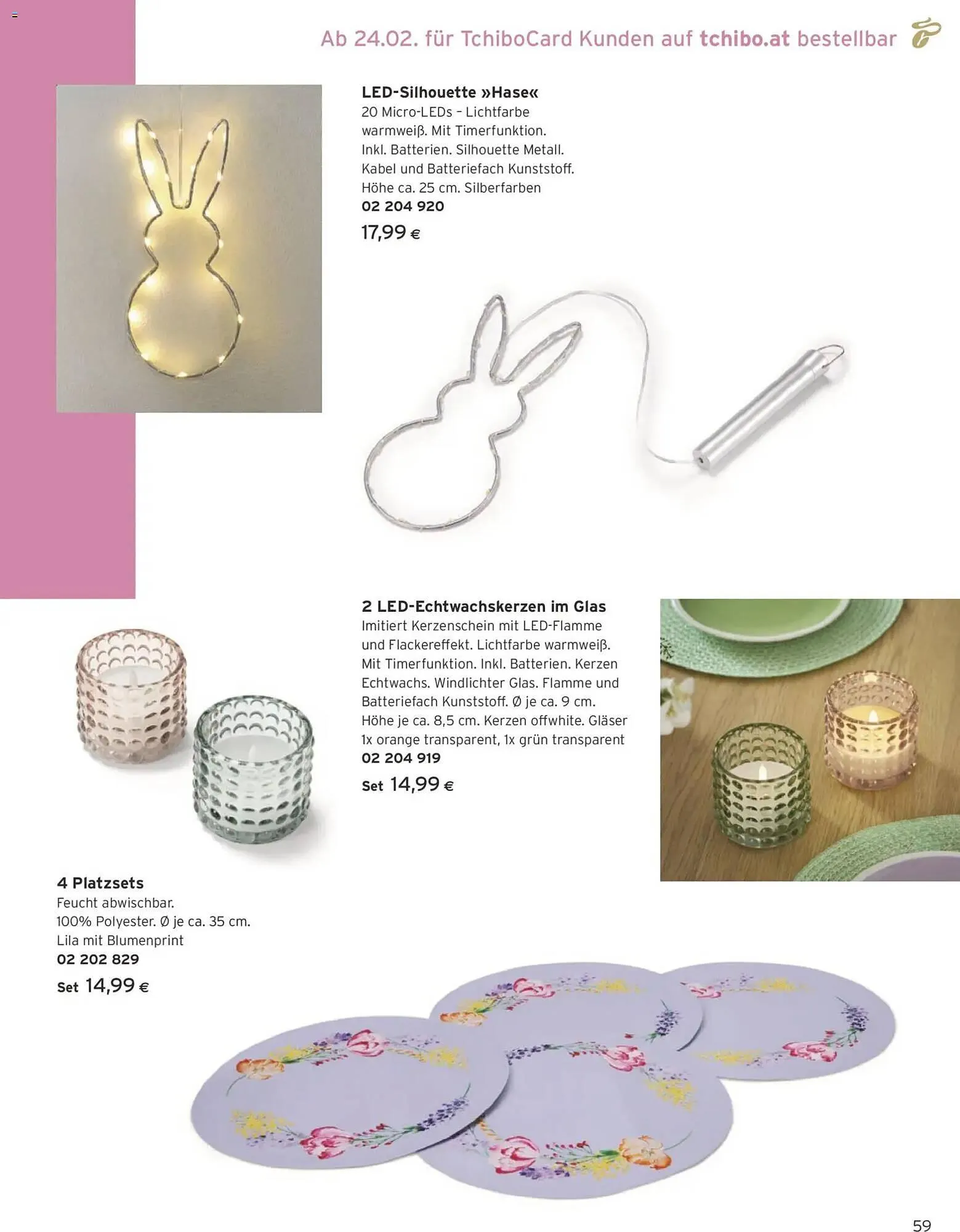 Tchibo Eduscho Flugblatt von 1. März bis 31. März 2026 - Flugblätt seite  59