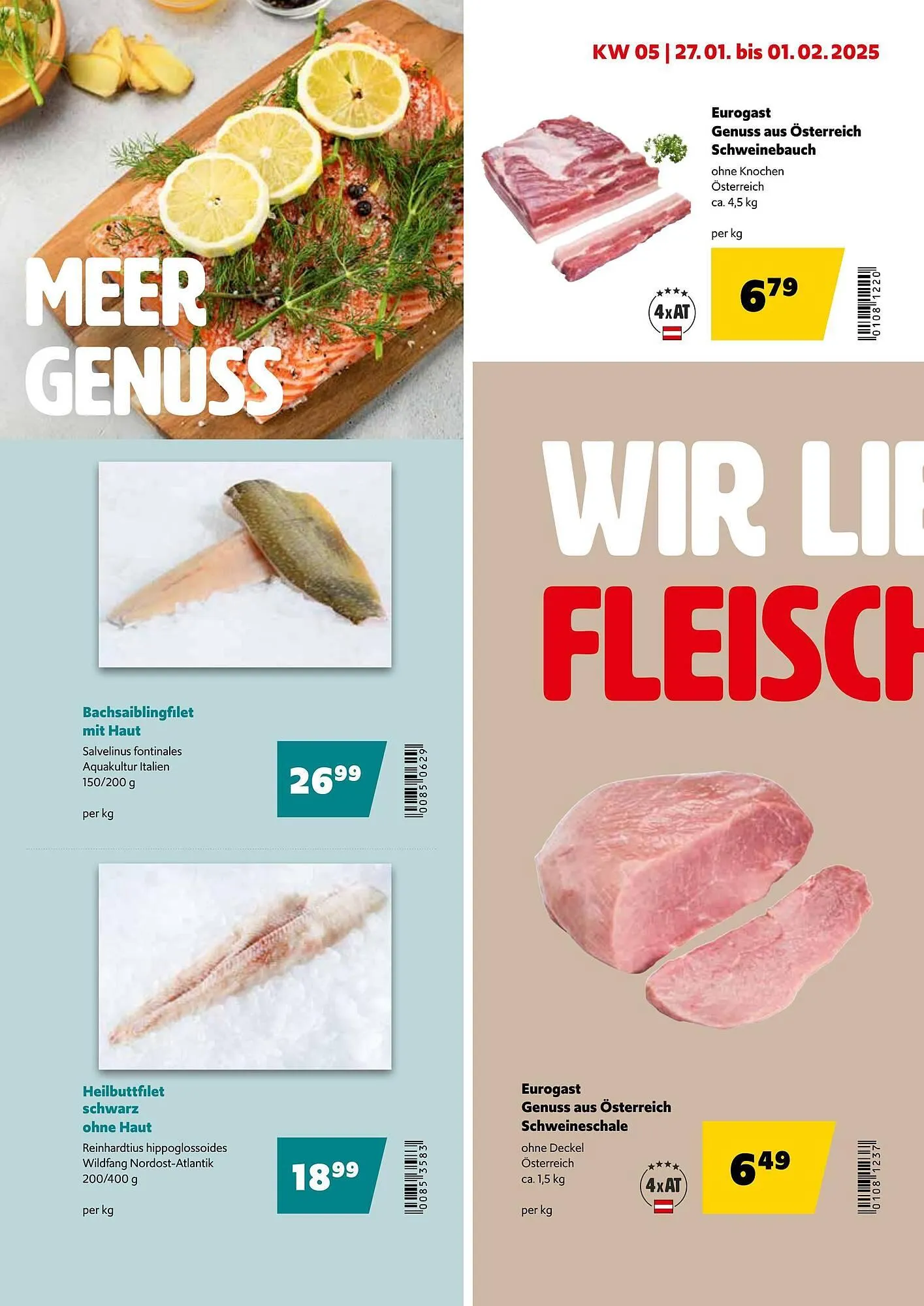 Eurogast Grissemann Flugblatt von 27. Jänner bis 8. Februar 2025 - Flugblätt seite  4