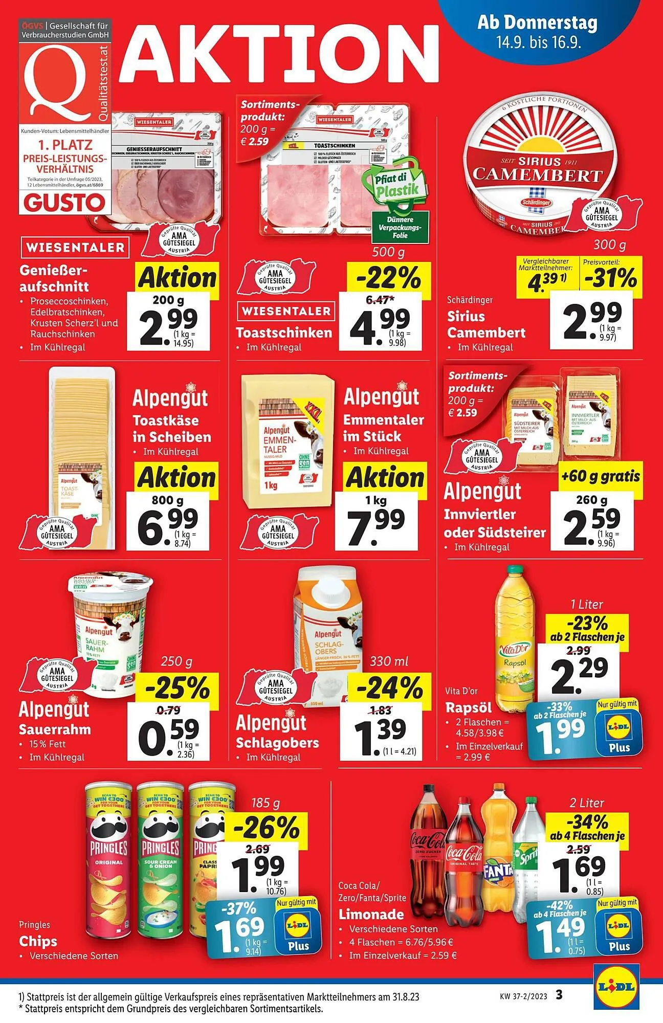 Lidl Flugblatt von 13. September bis 20. September 2023 - Flugblätt seite 3
