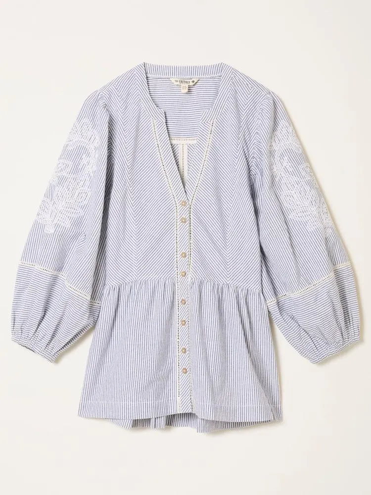 FatFace Bestickte Bluse