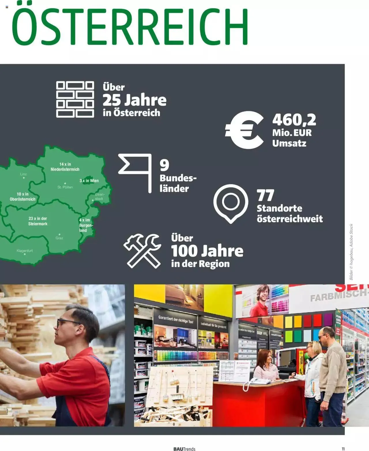 Hagebau Bautrends von 4. April bis 31. Dezember 2023 - Flugblätt seite  11