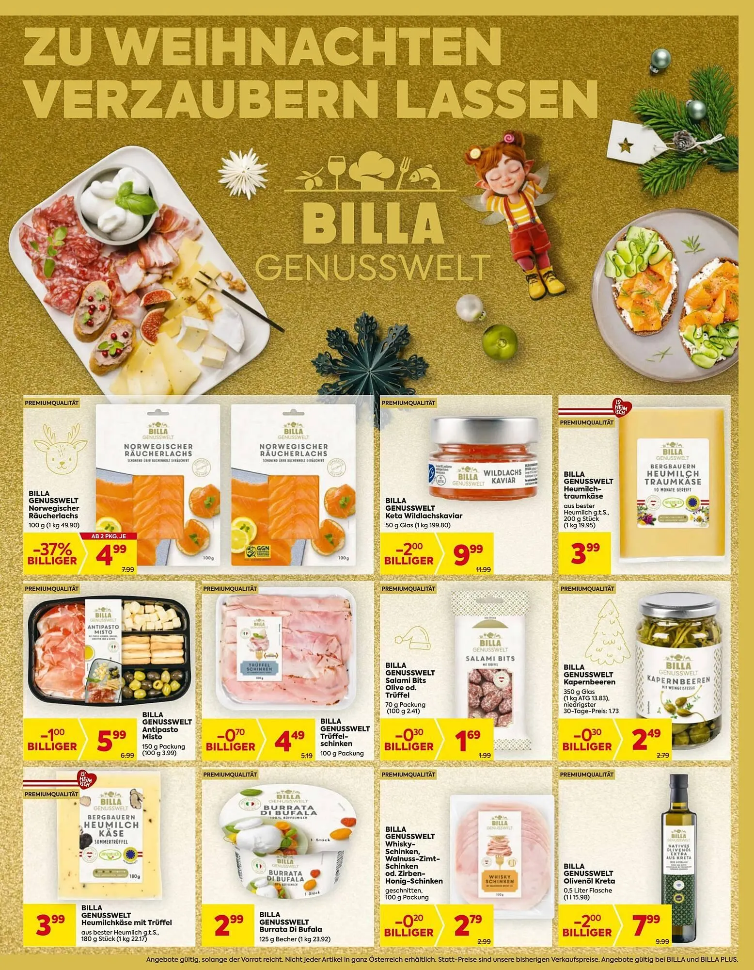 Billa Flugblatt von 18. Dezember bis 24. Dezember 2025 - Flugblätt seite  3