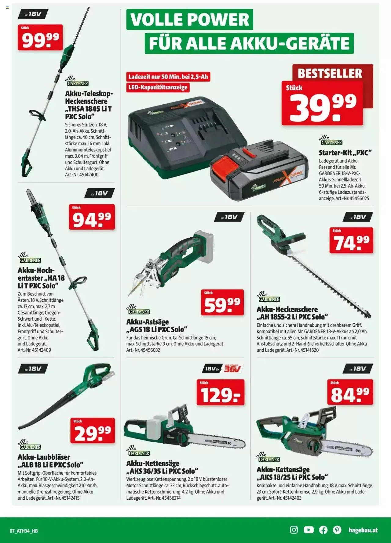 Hagebau Flugblatt von 28. September bis 7. Oktober 2023 - Flugblätt seite 7