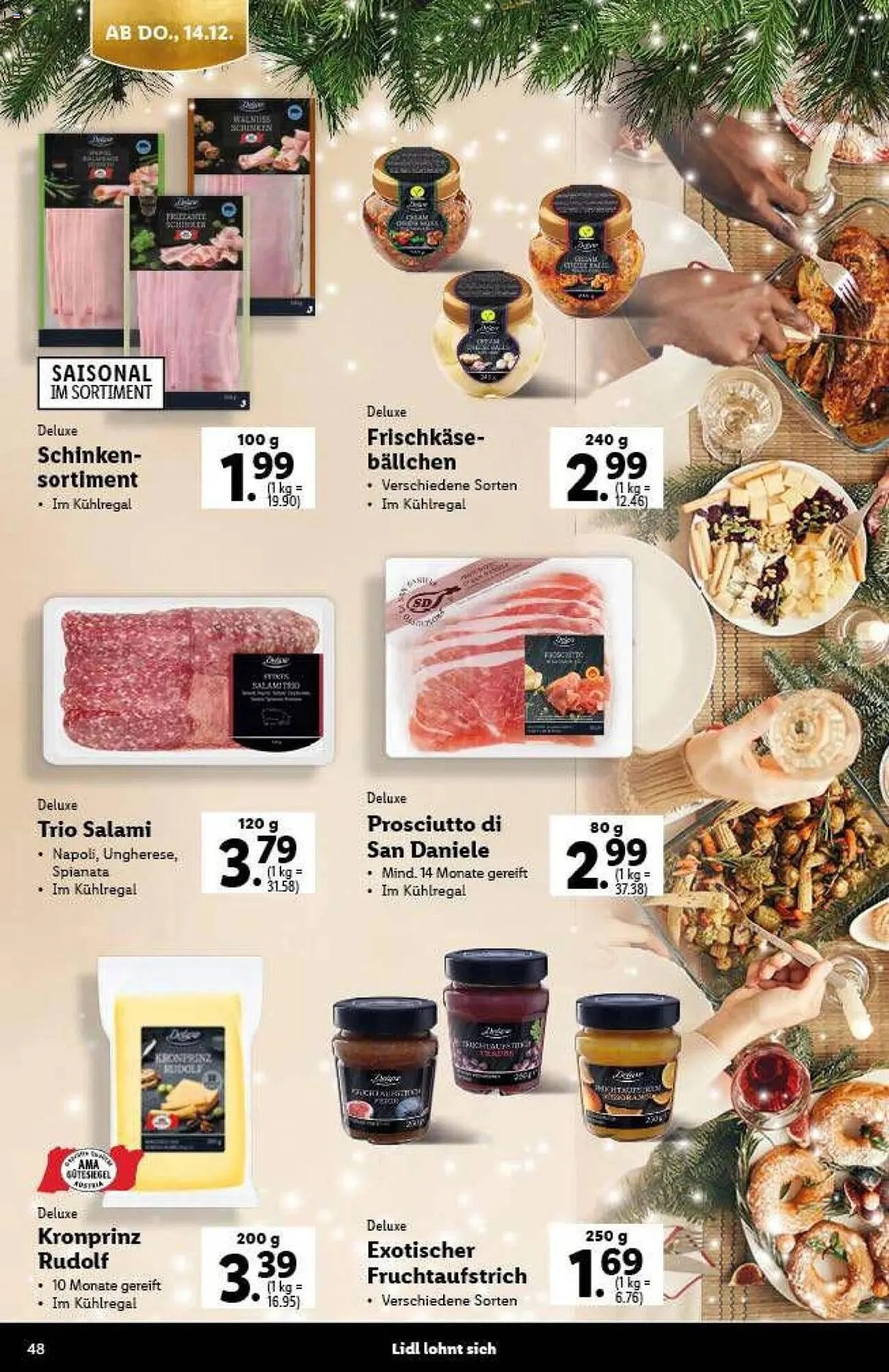 Lidl Flugblatt von 9. November bis 21. Dezember 2023 - Flugblätt seite 48